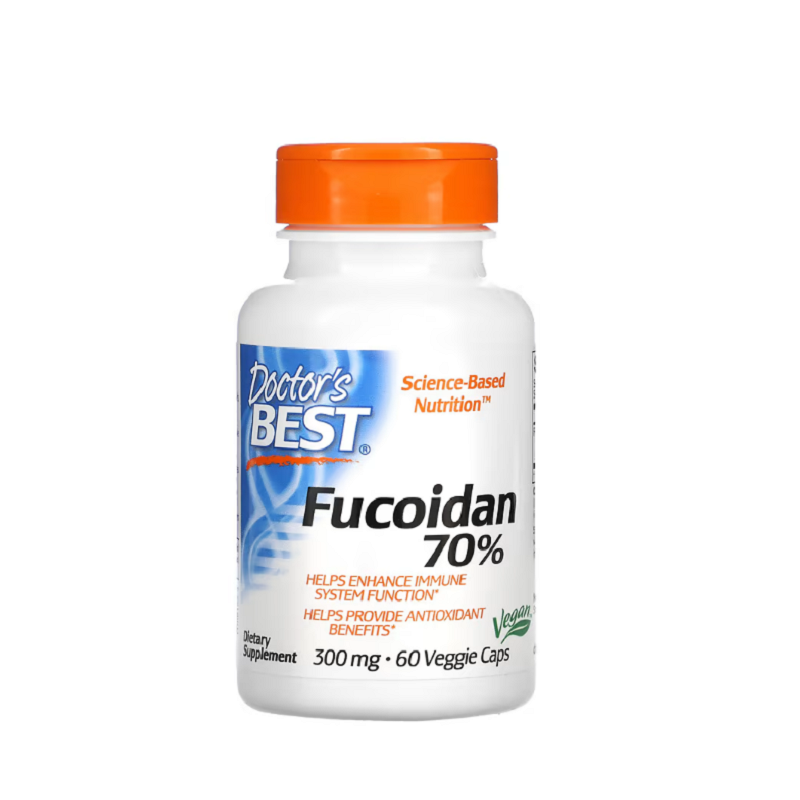 Fucoidan 70%, 300mg 60 vcaps - Doctor's Best