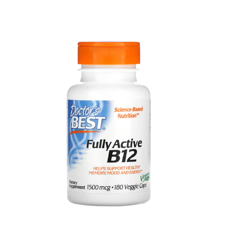 Fully Active B12, 1500mcg 180 vcaps - Doctor's Best