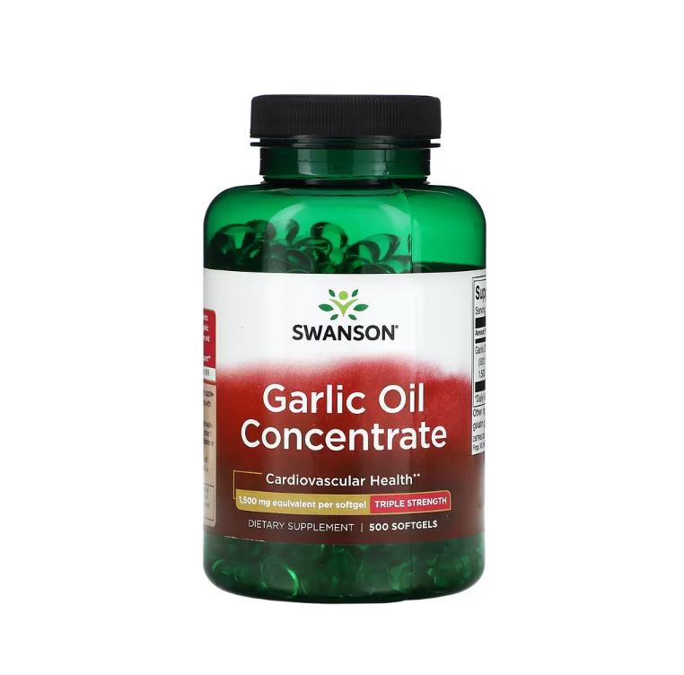Garlic Oil Concentrate, 1500mg 500 softgels Swanson