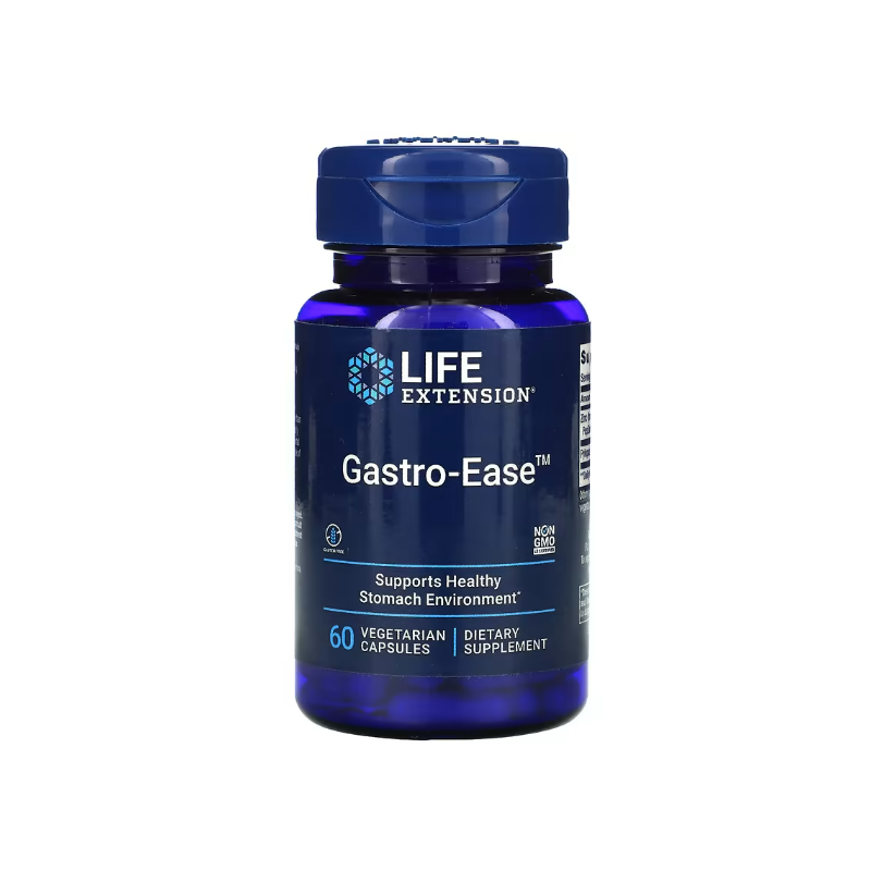 Gastro-Ease 60 vcaps - Life Extension