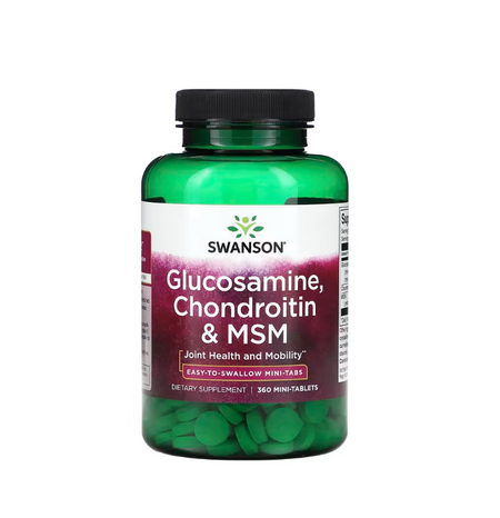 Glucosamine, Chondroitin & MSM 360 mini-tabs Swanson