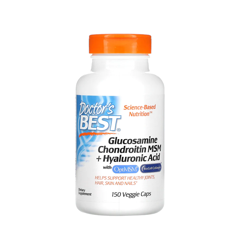 Glucosamine Chondroitin MSM + Hyaluronic Acid 150 caps Doctor's Best