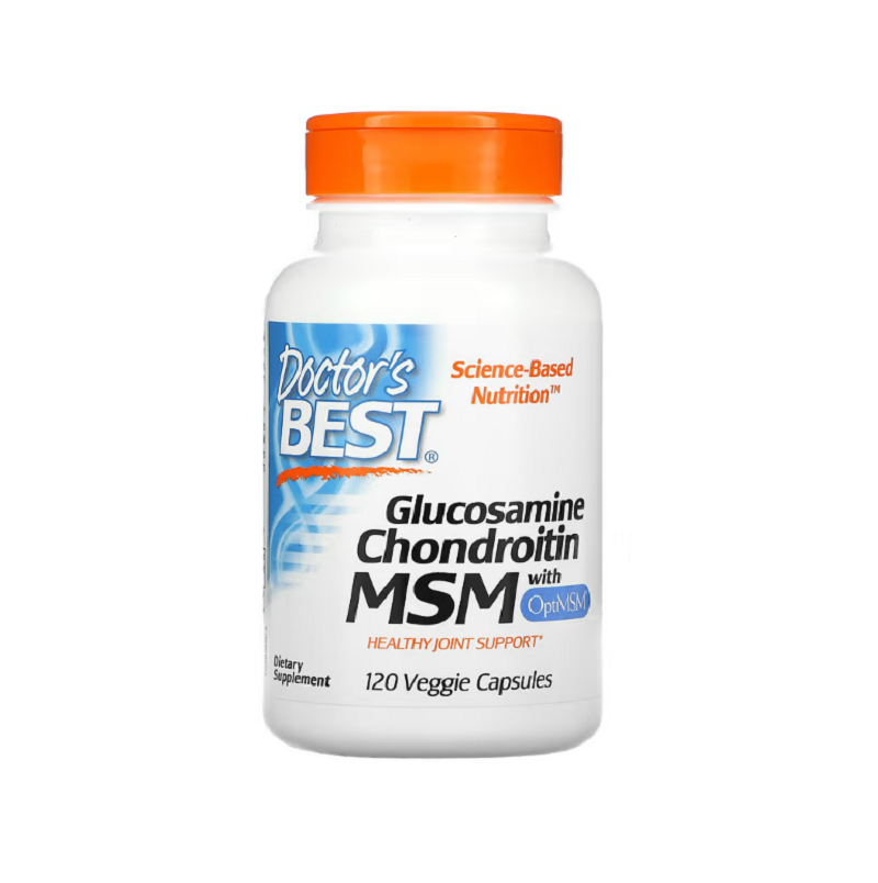 Glucosamine Chondroitin MSM with OptiMSM 120 caps - Doctor's Best
