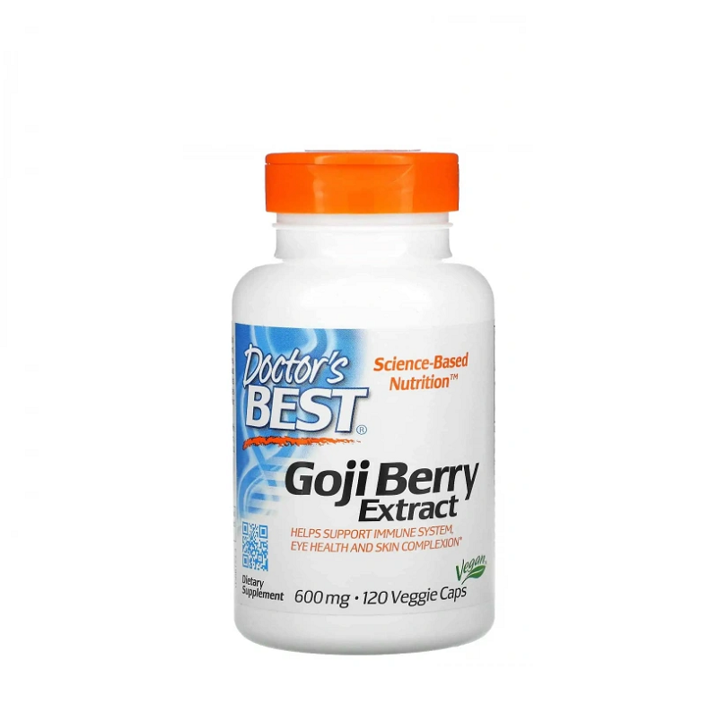 Goji Berry Extract, 600mg 120 vcaps - Doctor's Best