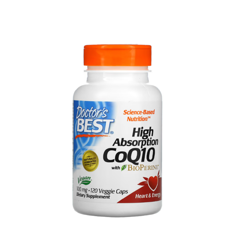 High Absorption CoQ10 with BioPerine, 100mg 120 vcaps - Doctor's Best