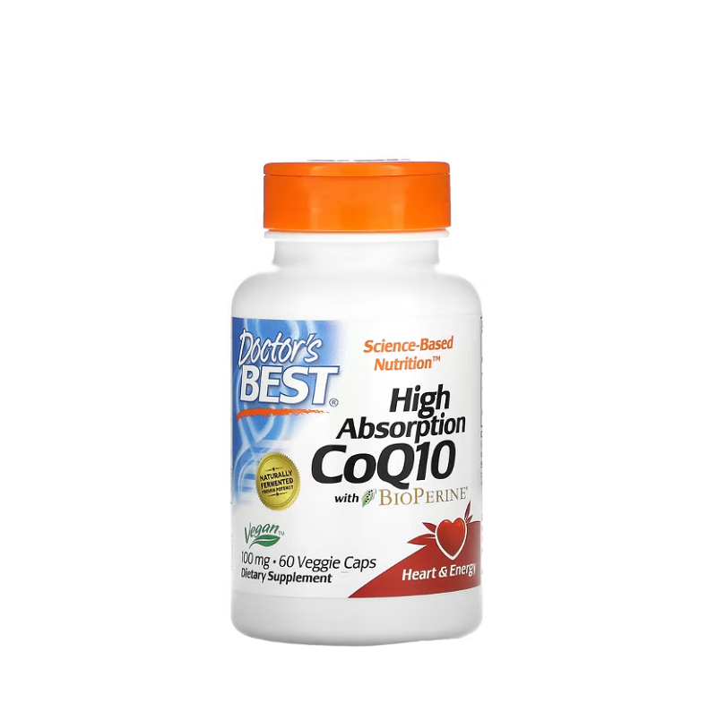 High Absorption CoQ10 with BioPerine, 100mg 60 softgels - Doctor's Best