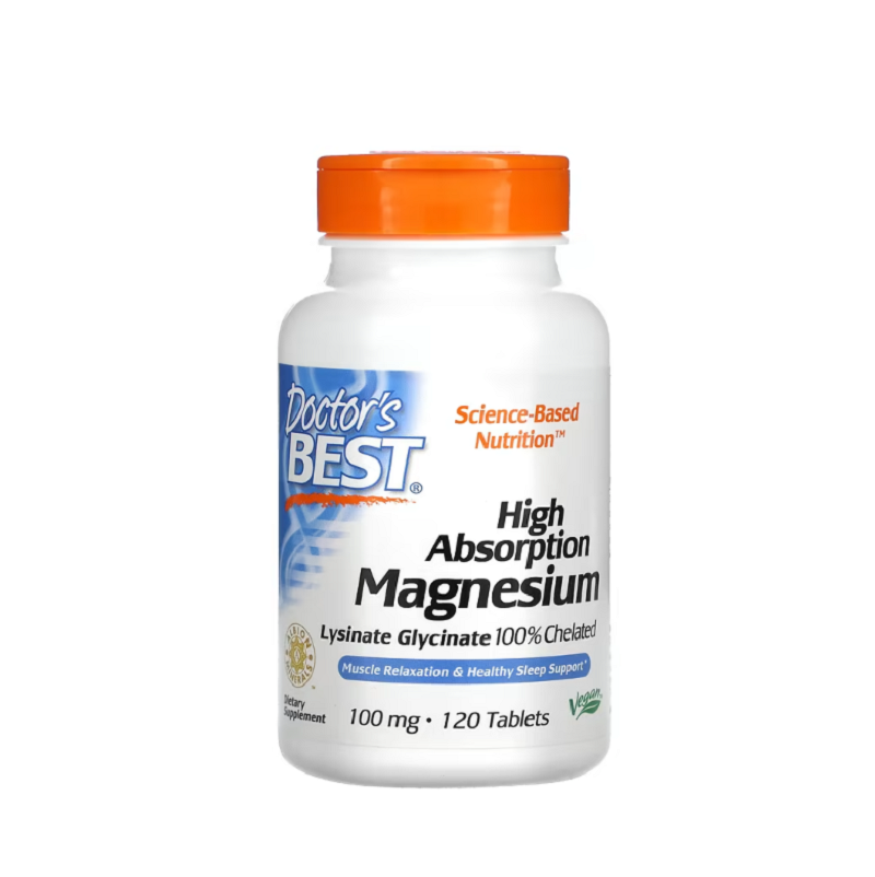 High Absorption Magnesium, 100mg 120 tablets - Doctor's Best