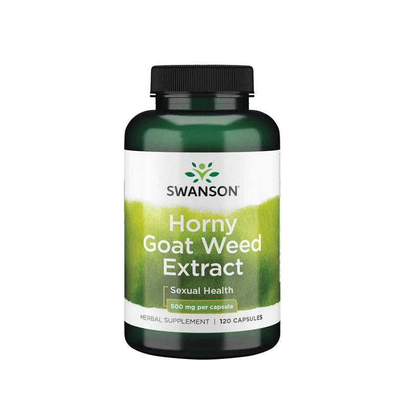 Horny Goat Weed Extract, 500mg 120 caps Swanson