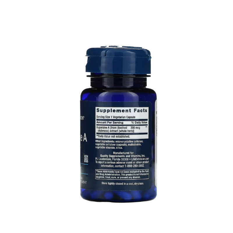 Huperzine A, 200mcg 60 vcaps - Life Extension