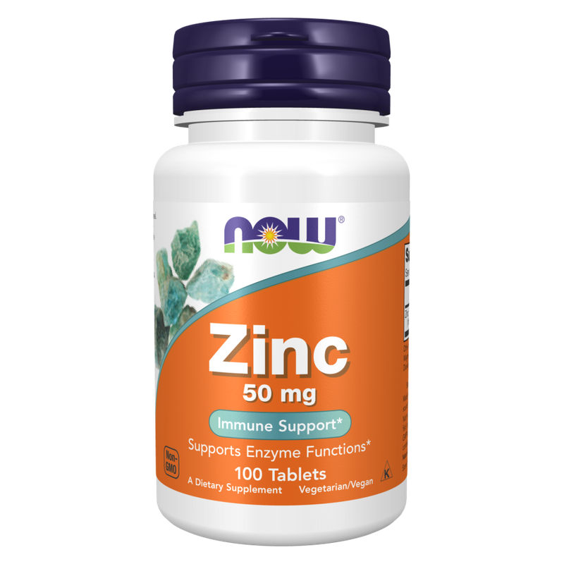 Zinc, 50mg - 100 tablets