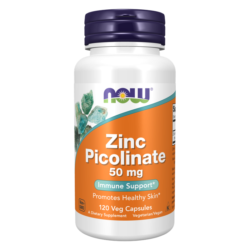 Picolinato de zinc, 50mg - 120 cápsulas
