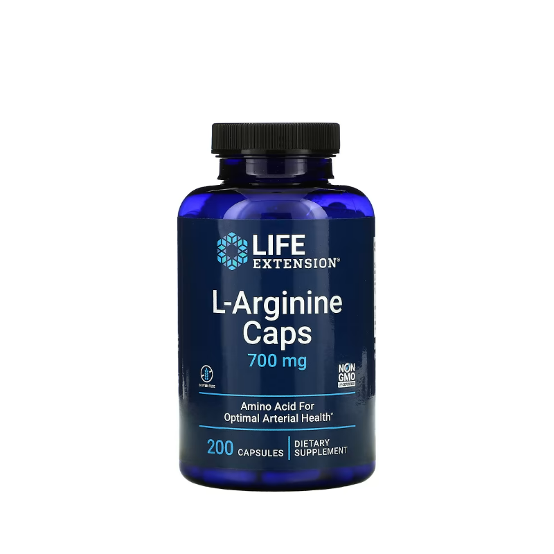 L-Arginine Caps, 700mg 200 caps - Life Extension