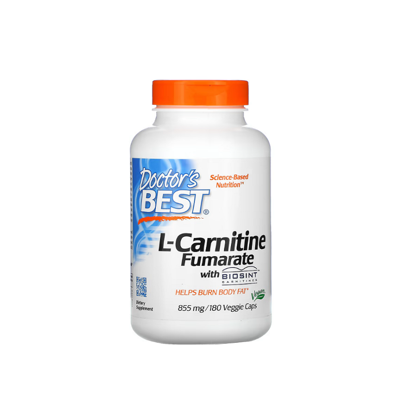 L-Carnitine Fumarate, 855mg 180 vcaps - Doctor's Best