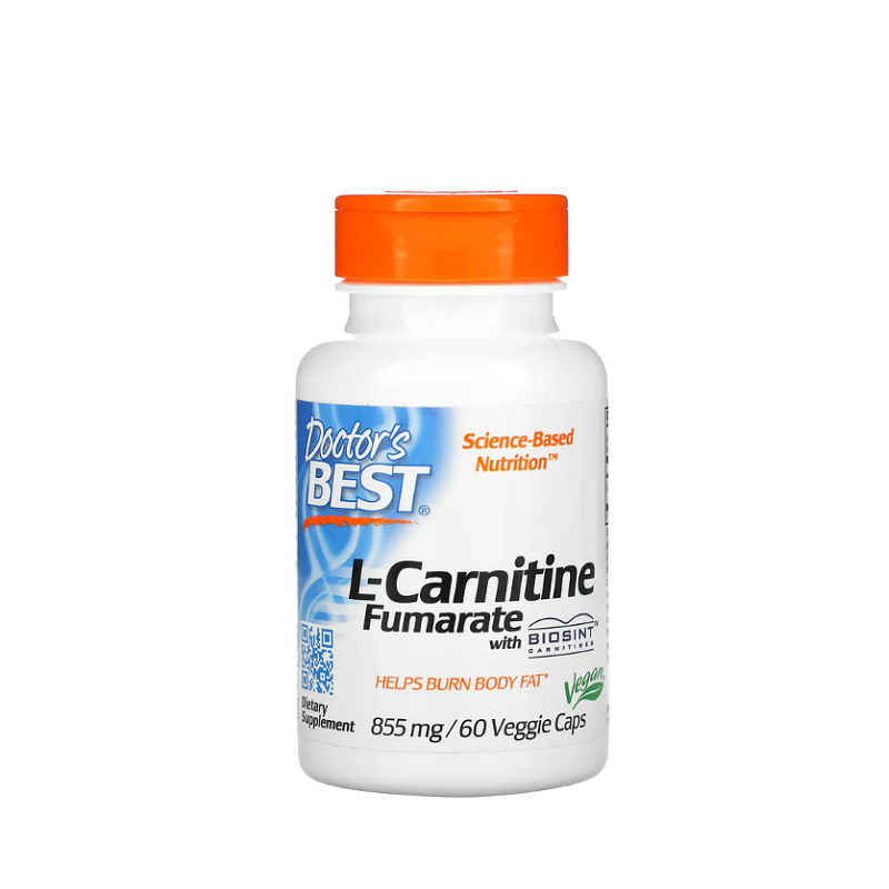 L-Carnitine Fumarate, 855mg 60 vcaps - Doctor's Best