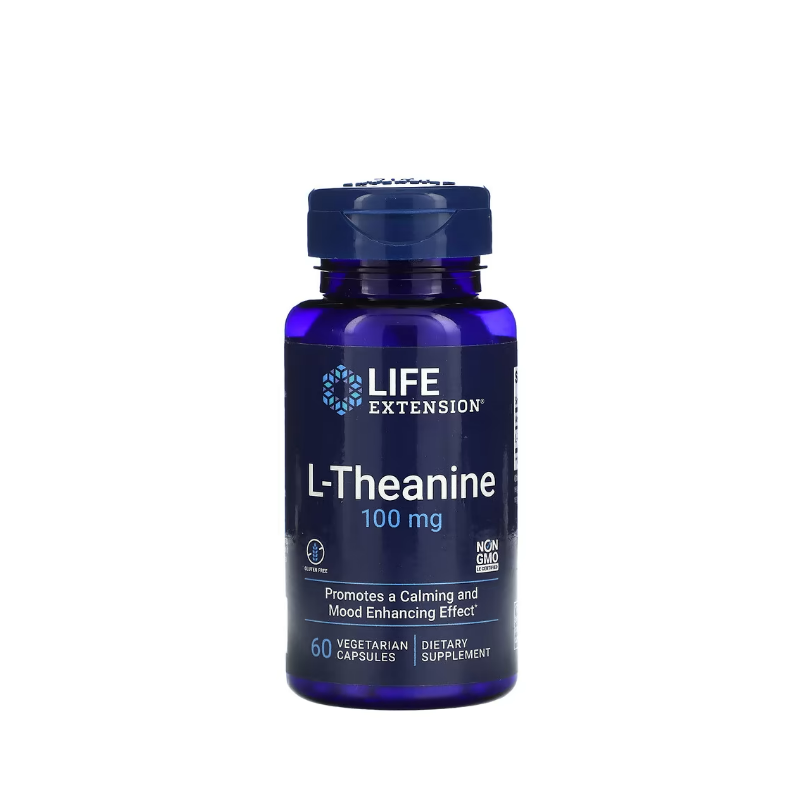 L-Theanine, 100mg 60 vcaps - Life Extension
