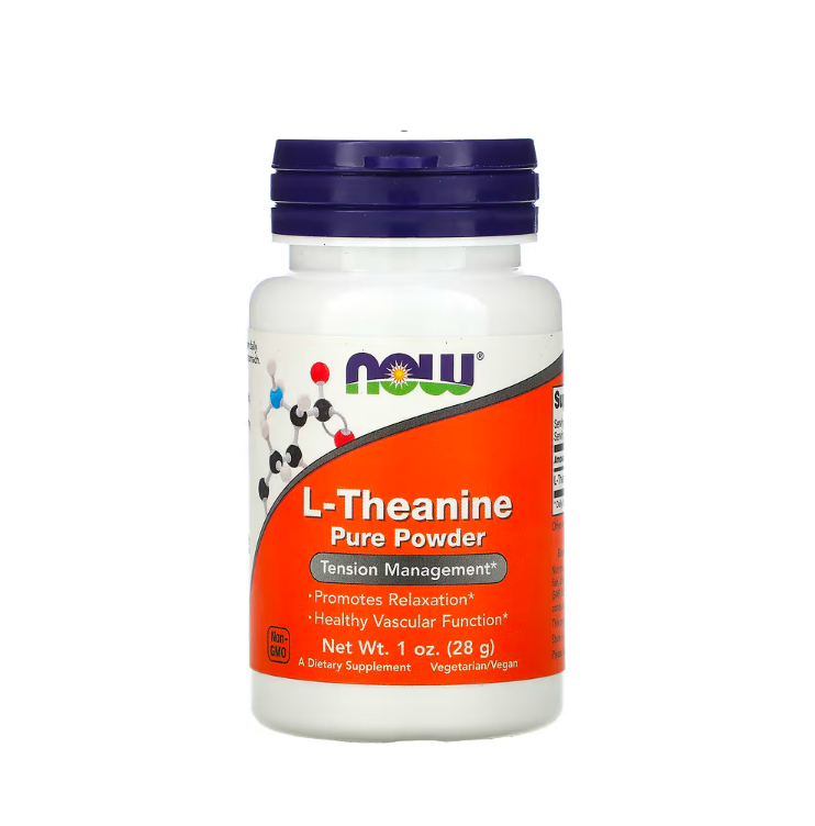 L-Theanine, Pure Powder 28 grams NOW Foods