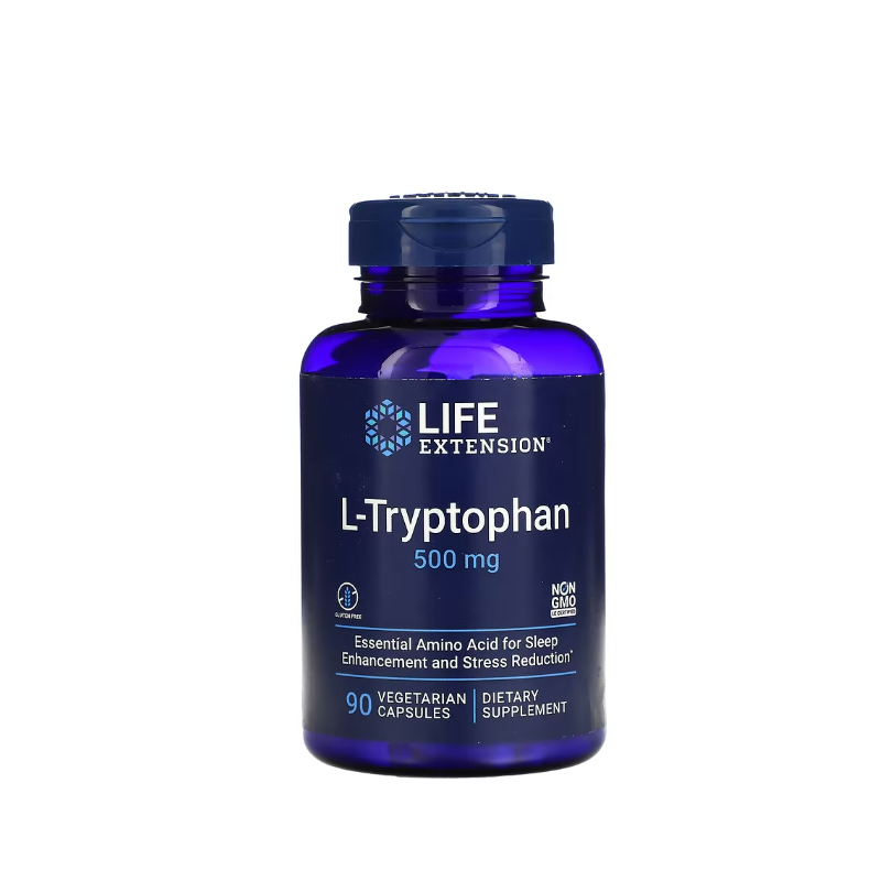 L-Tryptophan, 500mg 90 vcaps - Life Extension