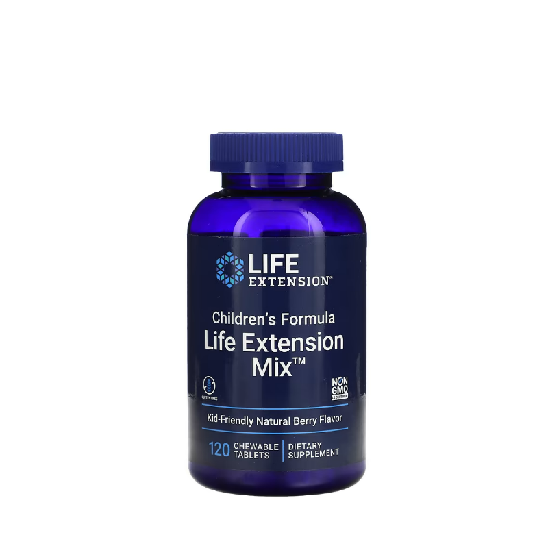 Children's Formula Life Extension Mix, Natural Berry 120 chewable tabs - Life Extension