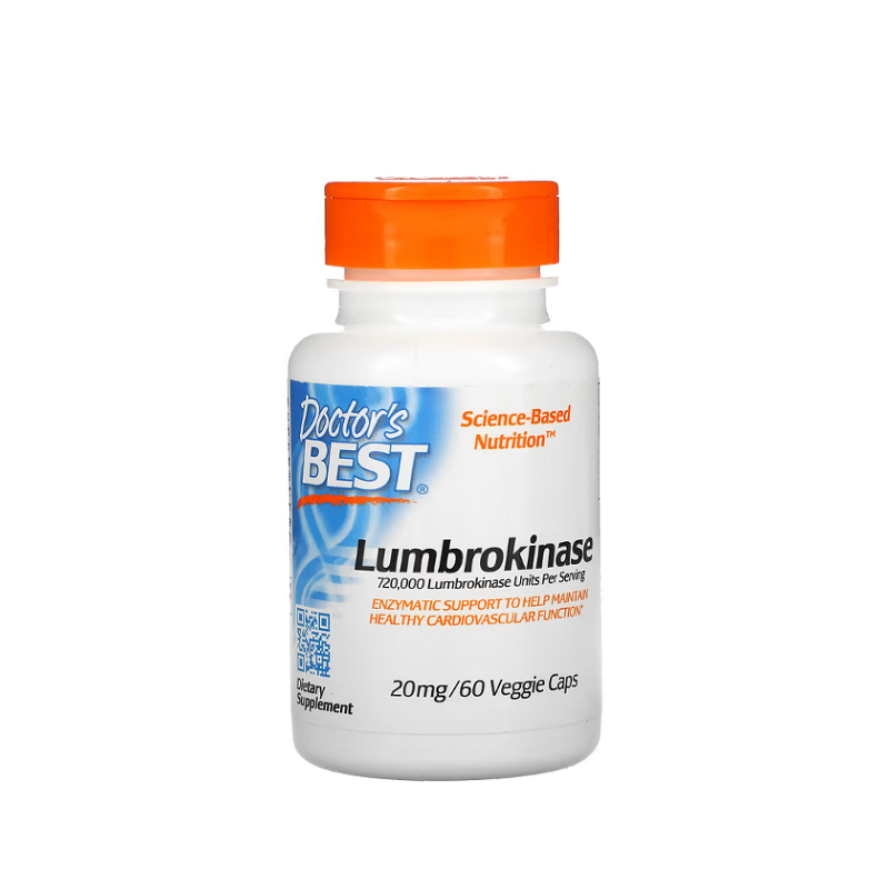 Lumbrokinase, 20mg 60 vcaps - Doctor's Best