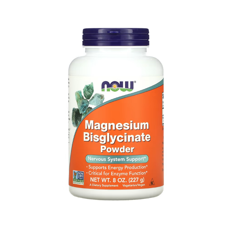 Magnesium Bisglycinate Powder - 227 grams Now Foods
