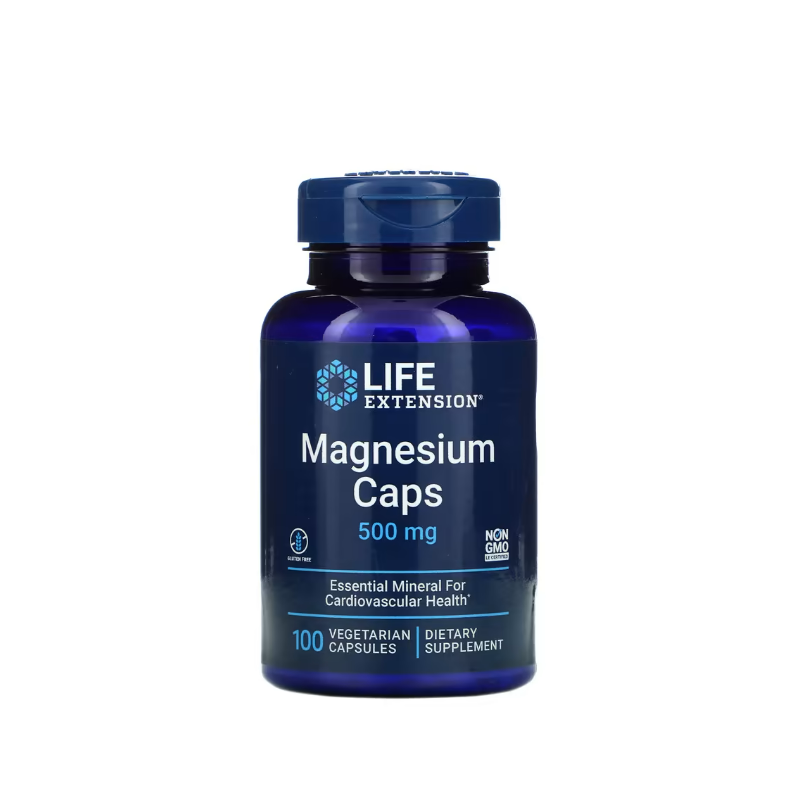Magnesium Caps, 500mg 100 vcaps - Life Extension