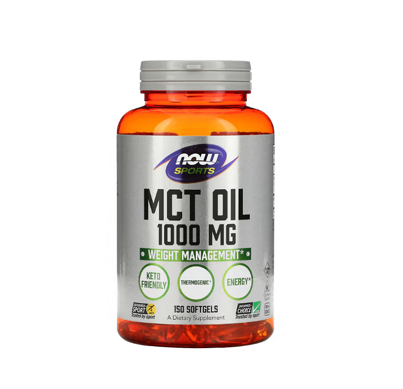 MCT Oil, 1000mg - 150 softgels Now Food