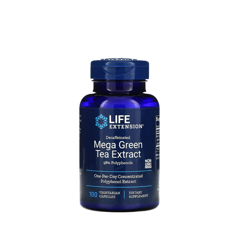 Mega Green Tea Extract 100 vcaps - Life Extension