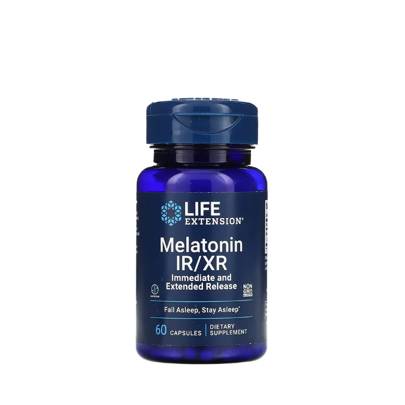 Melatonin IR/XR 60 caps - Life Extension