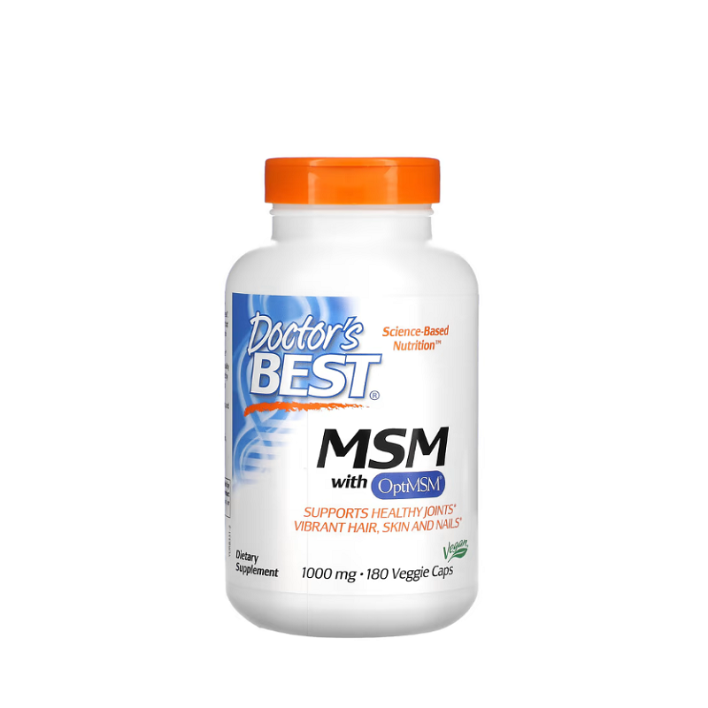 MSM with OptiMSM Vegan, 1000mg 180 vcaps - Doctor's Best