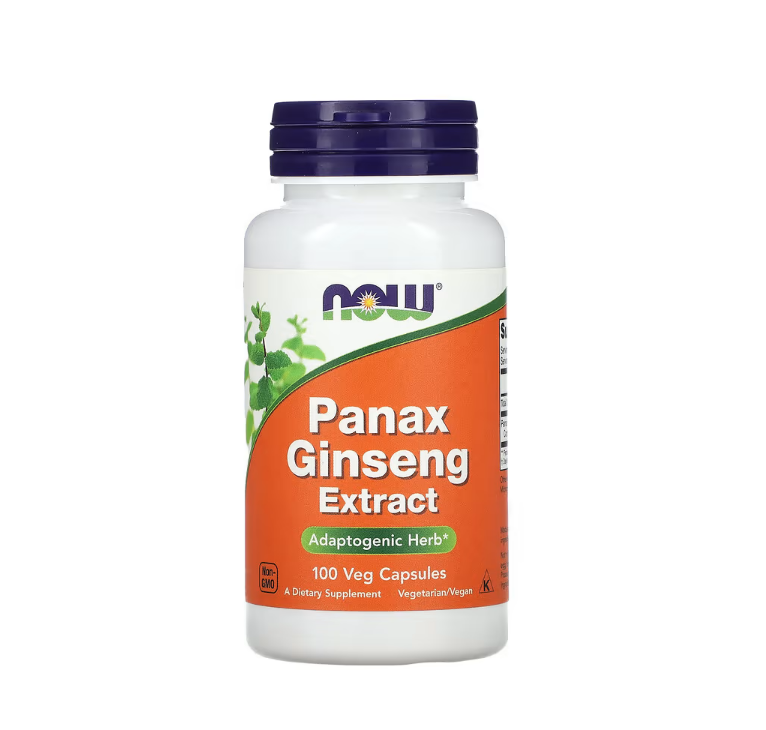 Panax Ginseng 500mg 100 caps Now Foods