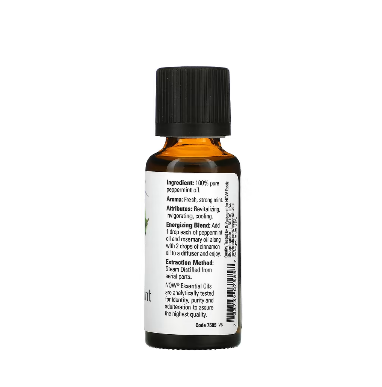 Essential Oil, Peppermint Oil  30 ml. -NOW Foods
