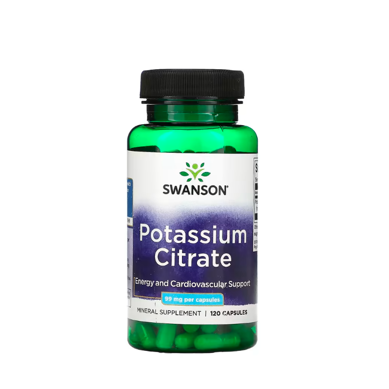 Potassium Citrate, 99mg 120 caps Swanson