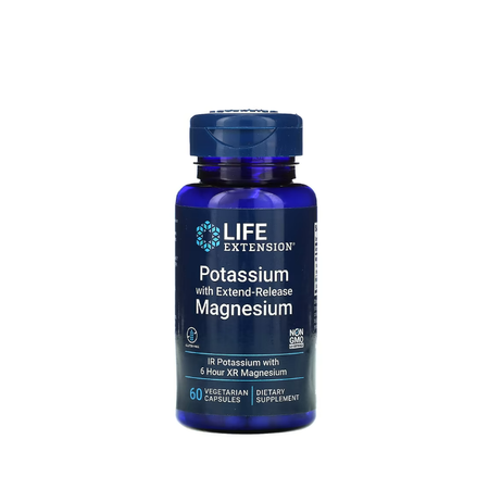 Potassium with Extend-Release Magnesium 60 vcaps - Life Extension