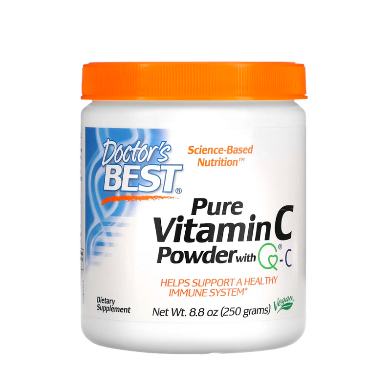 Pure Vitamin C Powder with Quali-C 250 grams - Doctor's Best