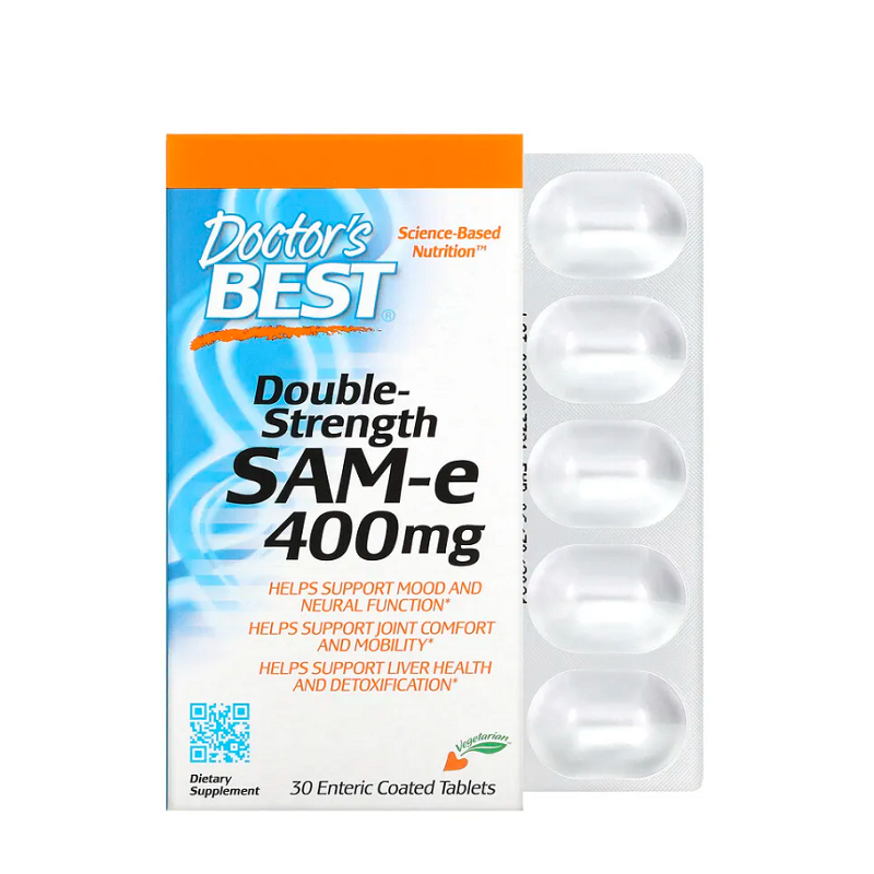 SAM-e, 400mg Double-Strength 30 tablets - Doctor's Best