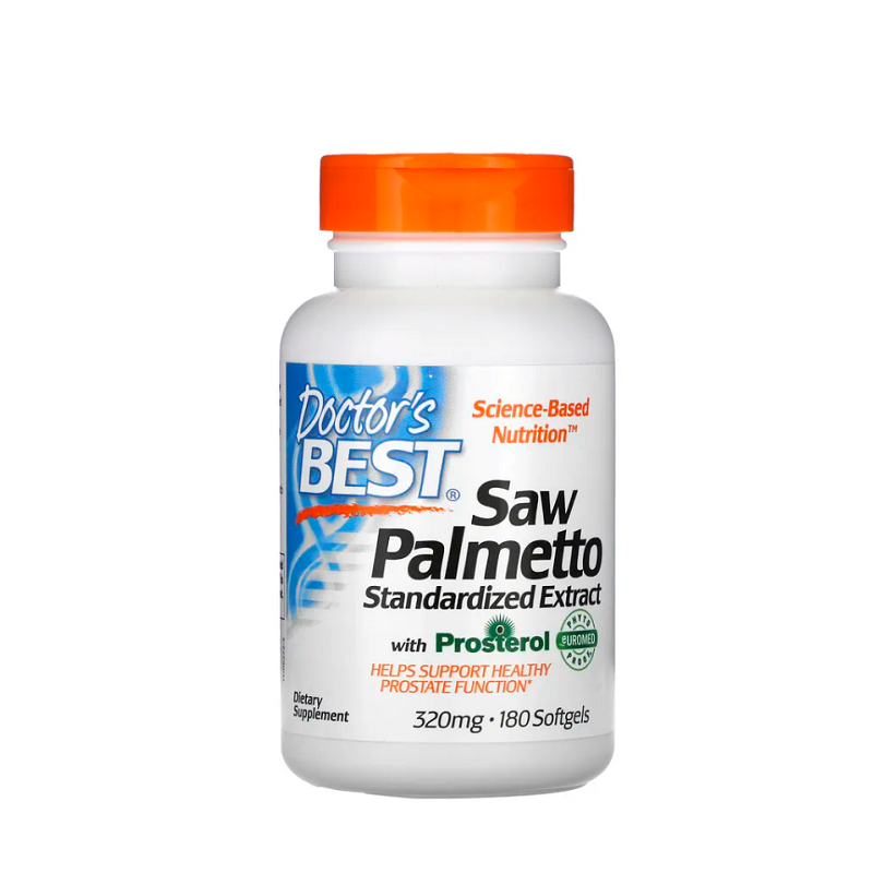 Saw Palmetto Standardized Extract, 320mg 180 softgels - Doctor's Best