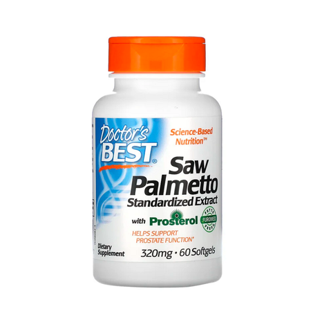 Saw Palmetto Standardized Extract with Prosterol, 320mg 60 softgels - Doctor's Best