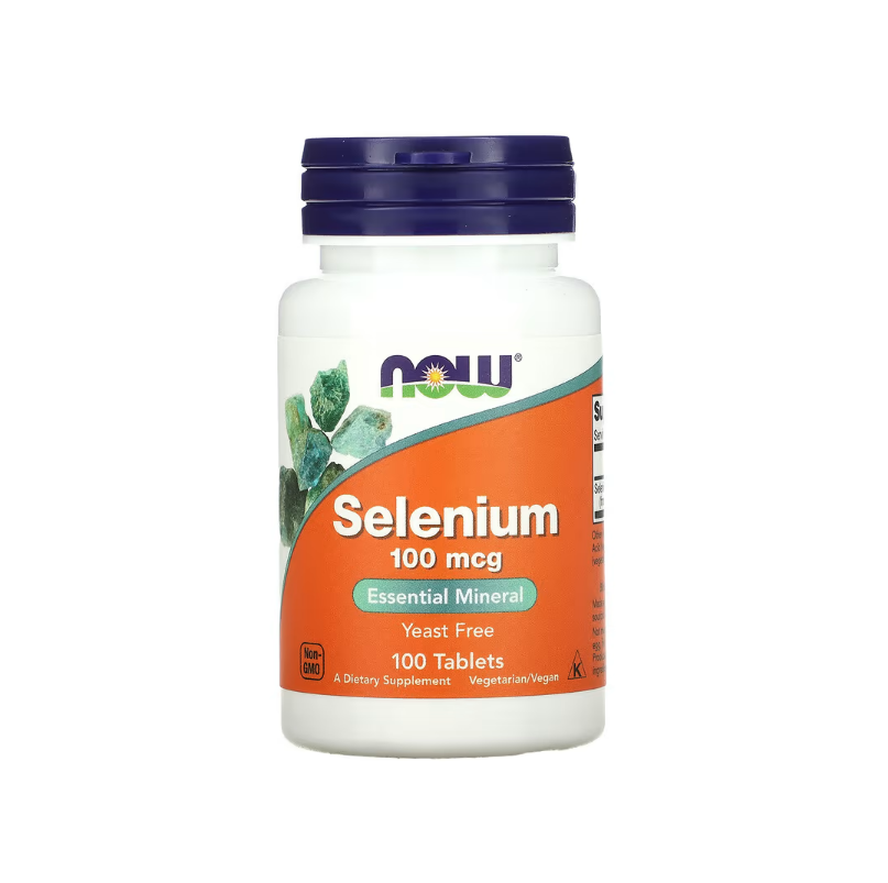 Selenium 100mcg 100 tablets  Now Foods