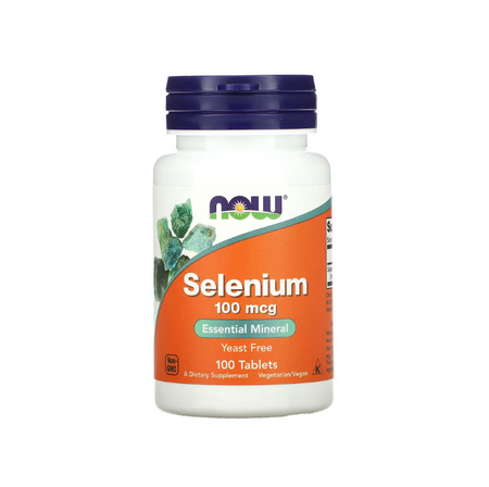 Selenium 100mcg 100 tablets  Now Foods