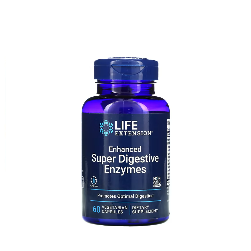 Enhanced Super Digestive Enzymes 60 vcaps - Life Extension