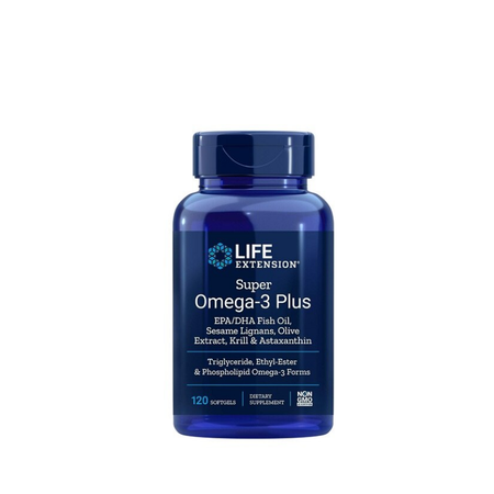 Super Omega-3 Plus 120 softgels - Life Extension