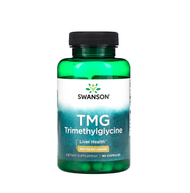 TMG (Trimethylglycine), 500mg 90 caps Swanson