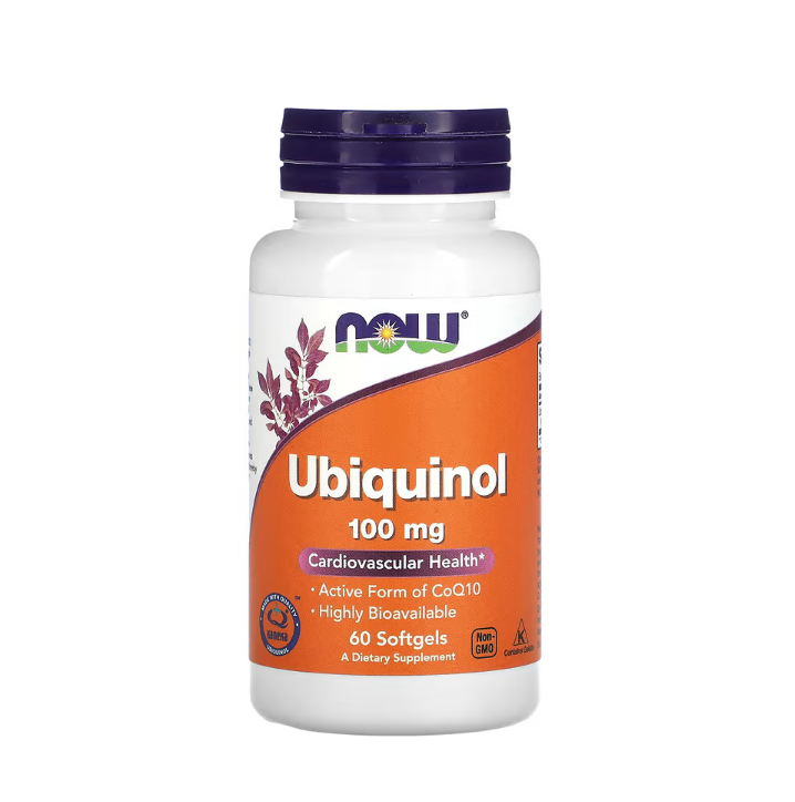 Ubiquinol, 100mg - 60 softgels Now Foods
