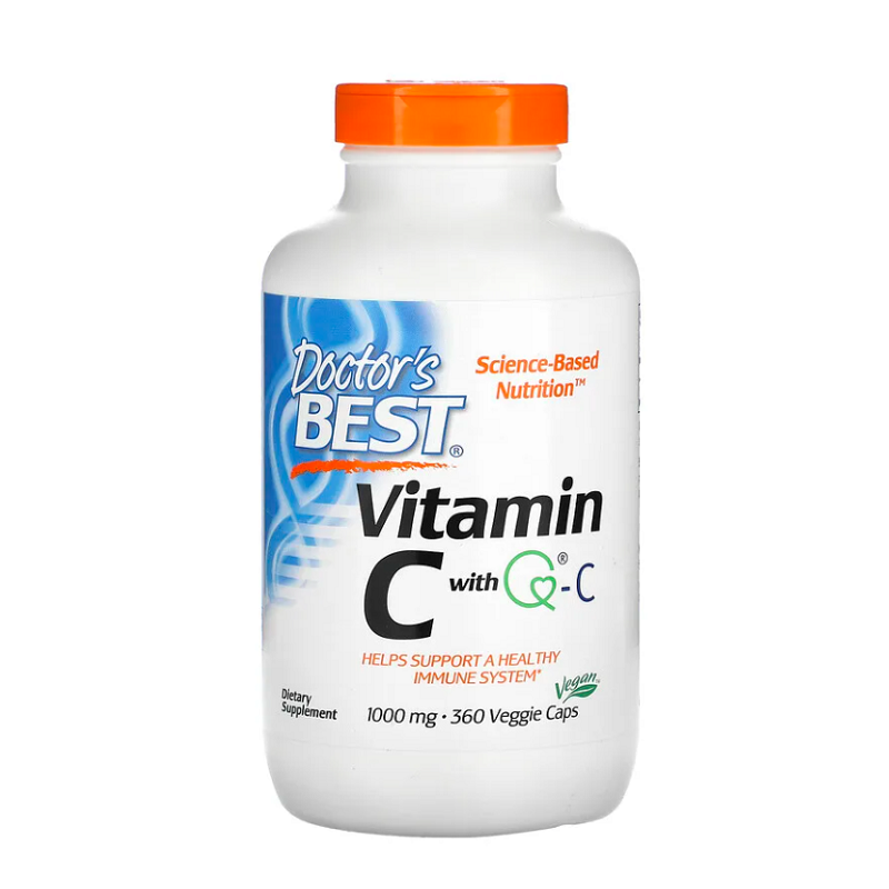 Vitamin C with Quali-C, 1000mg 360 vcaps - Doctor's Best