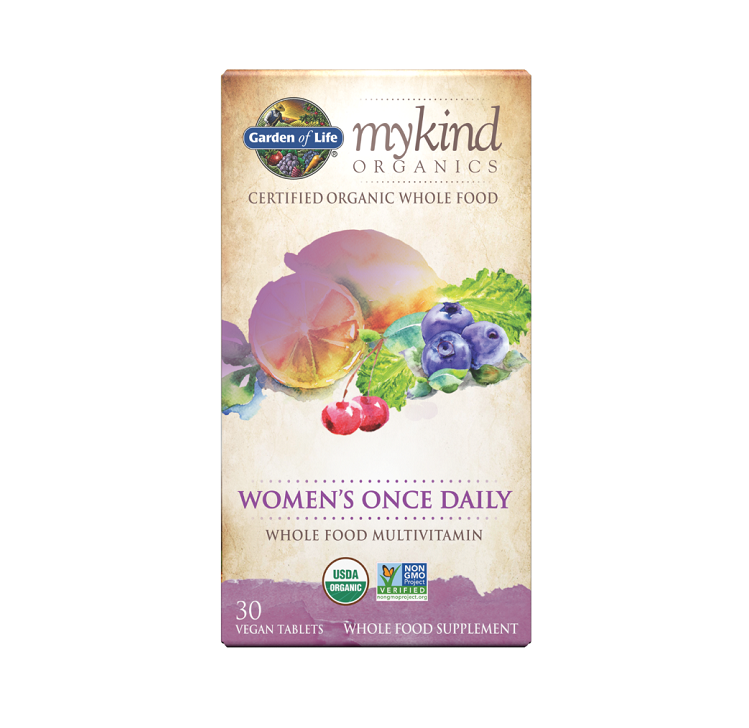 Mykind Organics Women's Once Daily - 30 vegan tabs Garden Of Life