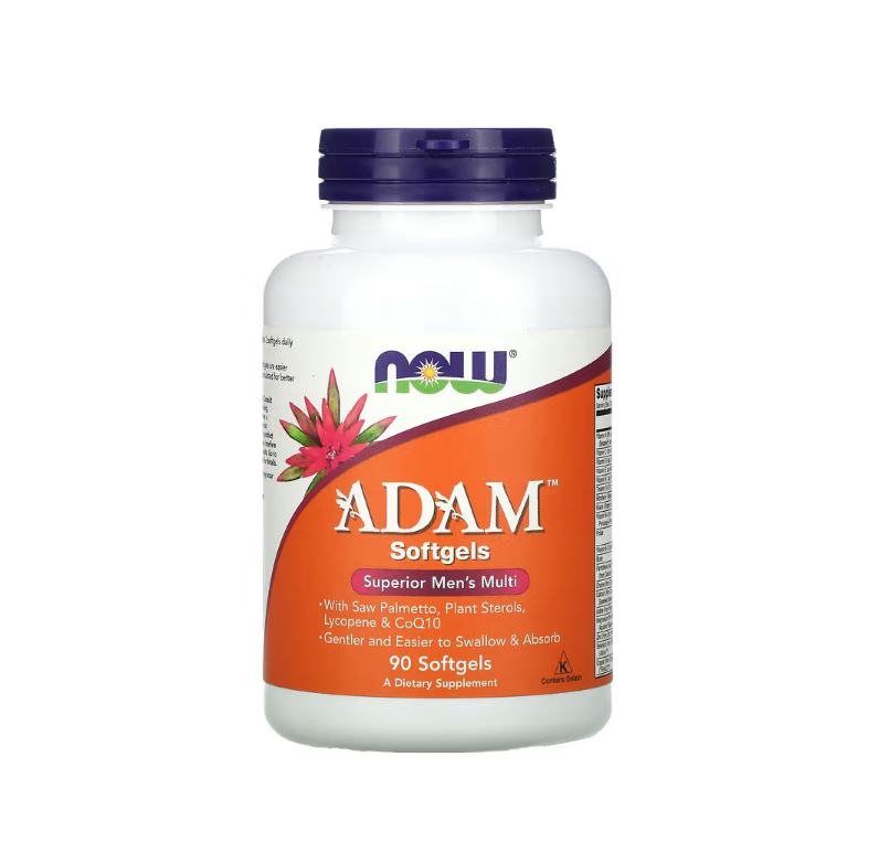 ADAM Multi-Vitamin for Men 90 softgels Now Foods