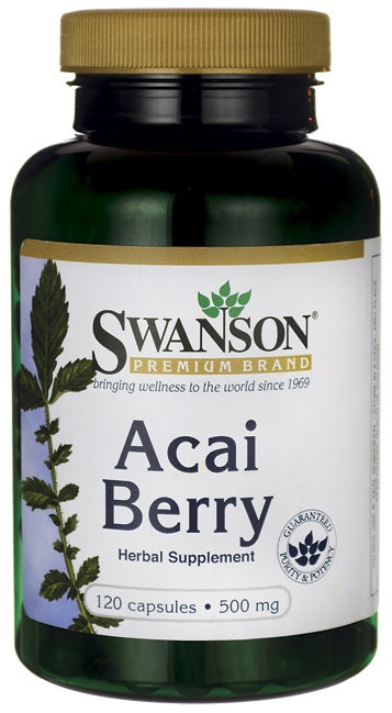 Swanson Acai Berry Capsules | 120 Caps | Vitamins & Supplements Europe