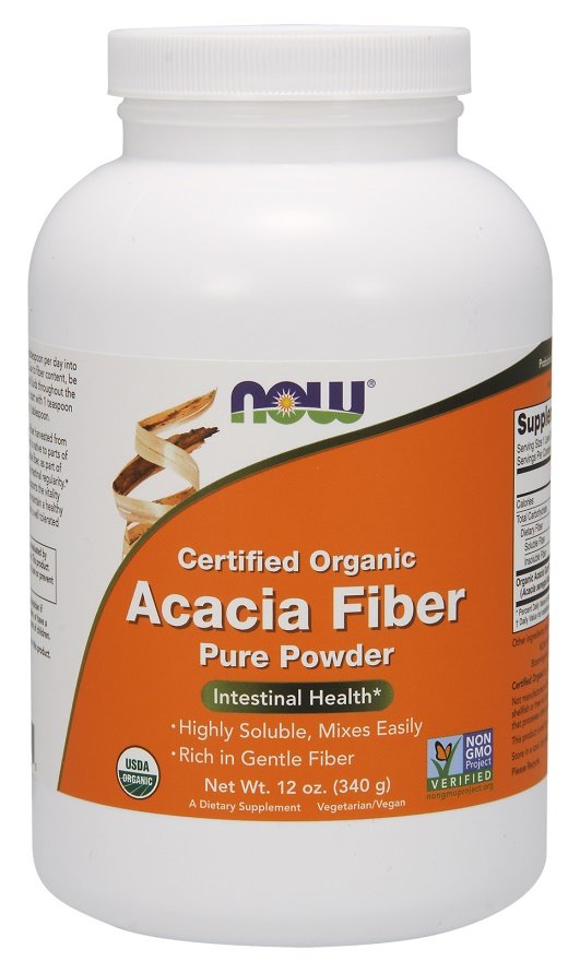 Organic Acacia Fiber Powder | 340 Gram | Vitamins & Supplements Europe