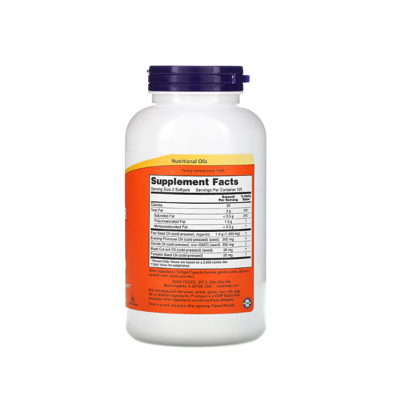 Omega 3-6-9, 1000mg Now Foods