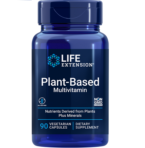 Plant-Based Multivitamin - 90 vcaps Life Extension